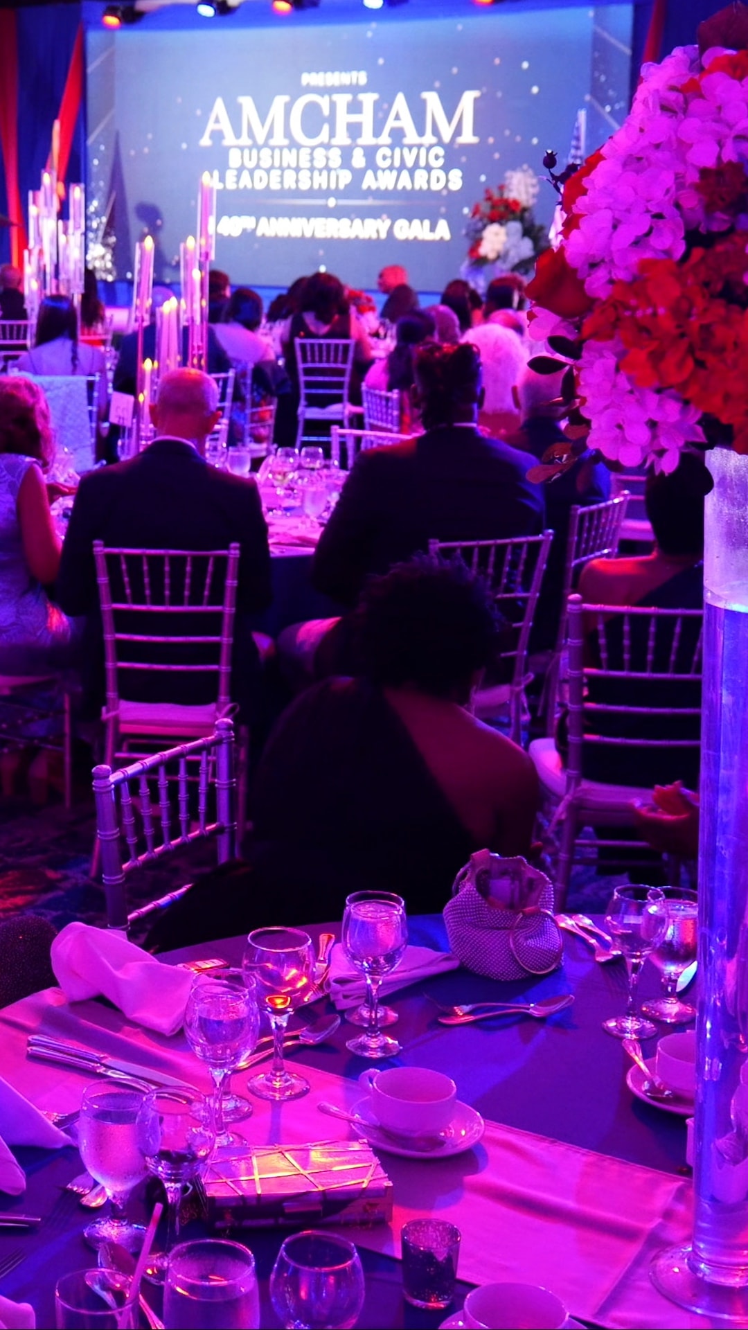 The AMCHAM Jamaica Business and Civic Leadership Awards and 40th Anniversary Gala under way in Kingston.